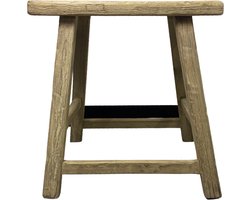 Luksa Home Collection - Oude Houten Kruk - Naturel