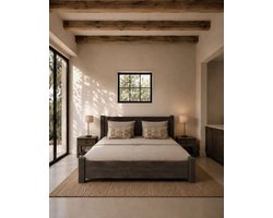 luksa|bed| bedombouw| bed met lattenbodem| bed LENN