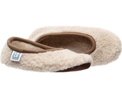 LuLu - Wollen Ballerina Sloffen- Creme- maat 42