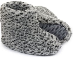 LuLu- Wollen sloffen / pantoffels met antislipzool - Grijs Gemêleerd -maat 38 - unisex