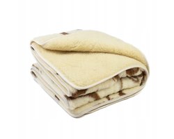 LUMAKA Merino Wol Dubbelzijdig Dekbed 155x200cm Bruin/Ecru