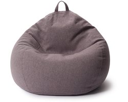 Lumaland Comfort Line Indoor Zitzak L - 80x90x50cm / 185l - Donkergrijs