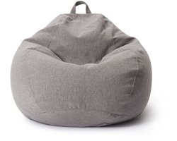 Lumaland Comfort Line Indoor Zitzak XL - 90x110x50cm / 250l - Lichtgrijs