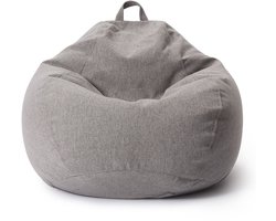 Lumaland Comfort Line Indoor Zitzak XXL - 100x120x50cm / 315l - Lichtgrijs