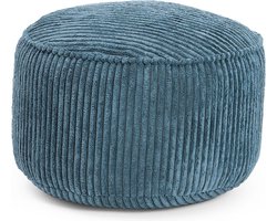LUMALAND Zitzak Poef Koord - Marineblauw