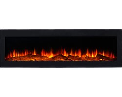 LumberQ In- Wand sfeerhaard Scott - 130 x 46 x 12,5 cm - Sfeerhaard - 3 kleuren - Wandhaard - Elektrische wand haard