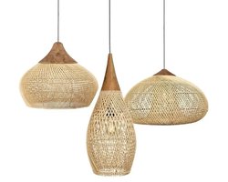 LUMÈ STORE Hanglamp – Grote Boho Kroonluchter – Handgeweven Rieten Lamp – Woonkamer & Eetkamer - Warm Sfeerverlichting – Beige