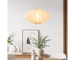 LumenXL - Japandi hanglamp Veil 1-lichts - beige