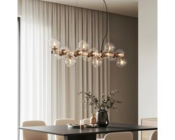 LumenXL Luxe hanglamp 16-lichts - transparant glas - Sunita