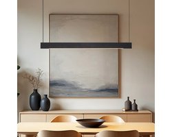 LumenXL Minimalistische hanglamp - aanpasbare lichtsterkte, Abby - zwart