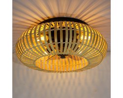 LumenXL - Plafondventilator Paco - Zomer- en winterfunctie - Bamboe
