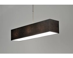 Lumidora Hanglamp 71216 - ADELAIDE - 3 Lichts - E27 - Zwart - Textiel