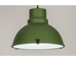 Lumidora Hanglamp 71720 - ALUINO - E27 - Groen - Metaal - ⌀ 38 cm