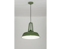 Lumidora Hanglamp 71841 - PORIA - E27 - Groen - Metaal - ⌀ 45 cm
