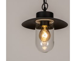 Lumidora Hanglamp 73889 - FOREST - E27 - Zwart - Metaal - Buitenlamp - IP44 - ⌀ 23 cm