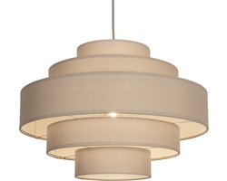 Lumidora Hanglamp 75182 - POLIGNANO - E27 - Taupe - Metaal - ⌀ 52 cm