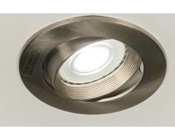 Lumidora Inbouwspot 64473 - DALLAS - GU10 - Staalgrijs - Metaal - ⌀ 8.5 cm