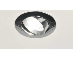 Lumidora Inbouwspot 70805 - DALLAS - GU10 - Chroom - Metaal - ⌀ 8.5 cm