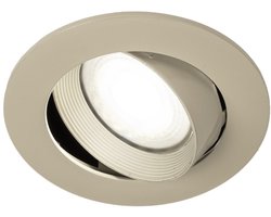 Lumidora Inbouwspot 75243 - DALLAS - GU10 - Beige - Zand - Metaal - ⌀ 8.5 cm