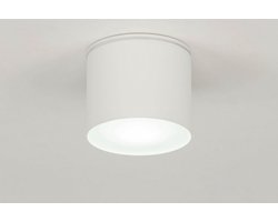 Lumidora Plafondlamp 73151 - Plafonniere - BOSA - GU10 - Wit - Aluminium - Buitenlamp - Badkamerlamp - IP44 - ⌀ 11 cm