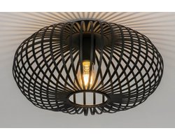Lumidora Plafondlamp 73293 - Plafonniere - FELIX - E27 - Zwart - Metaal - ⌀ 39 cm