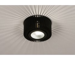 Lumidora Plafondlamp 74284 - Plafonniere - YDE - G9 - Zwart - Aluminium - ⌀ 14 cm