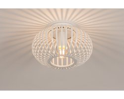 Lumidora Plafondlamp 74492 - Plafonniere - FELIX - E27 - Wit - Metaal - ⌀ 24 cm