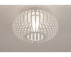 Lumidora Plafondlamp 74570 - Plafonniere - SAVANNAH - G9 - Wit - Metaal - Badkamerlamp - IP44 - ⌀ 24 cm
