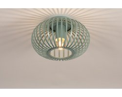 Lumidora Plafondlamp 74622 - Plafonniere - FELIX - E27 - Groen - Metaal - ⌀ 24 cm