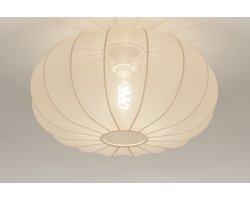 Lumidora Plafondlamp 74686 - Plafonniere - TACK - E27 - Beige - Creme - Zand - Textiel - ⌀ 50 cm