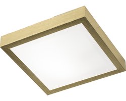 Lumidora Plafondlamp 74762 - Plafonniere - HELENA - E27 - Wit - Goud - Messing (kleur) - Kunststof - Badkamerlamp - IP44 - ⌀ 27 cm