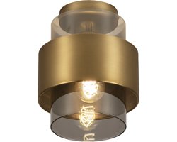 Lumidora Plafondlamp 74790 - Plafonniere - MILOS - E27 - Grijs - Goud - Brons - Metaal - ⌀ 20 cm