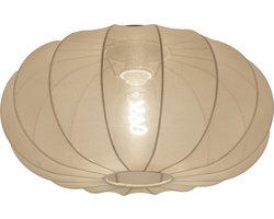 Lumidora Plafondlamp 74922 - Plafonniere - TACK - E27 - Taupe - Textiel - ⌀ 50 cm