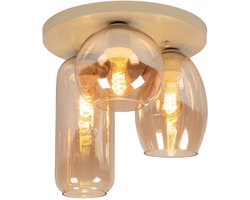 Lumidora Plafondlamp 75269 - Plafonniere - NAPELS - 3 Lichts - E27 - Geel - Beige - Zand - Metaal - ⌀ 37 cm