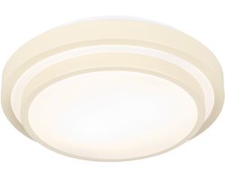 Lumidora Plafondlamp 75309 - Plafonniere - TOLEDO - 2 Lichts - E27 - Beige - Kunststof - Buitenlamp - Badkamerlamp - IP44 - ⌀ 34 cm