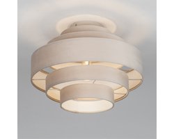 Lumidora Plafondlamp 75421 - Plafonniere - POLIGNANO - E27 - Taupe - Metaal - ⌀ 40 cm