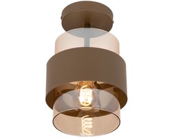 Lumidora Plafondlamp 75520 - Plafonniere - EIXAMPLE - E27 - Bruin - Metaal - ⌀ 18 cm