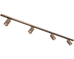 Lumidora Railspot 75820 - AREZZA - 4 Lichts - GU10 - Bruin-brons - Bruin - Metaal