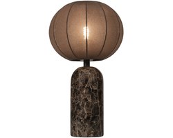 Lumidora Tafellamp 75679 - TACK TL - E27 - Bruin - Textiel