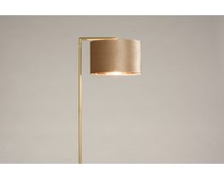 Lumidora Vloerlamp 31100 - BRED - E27 - Goud - Koper - Messing (kleur) - Taupe - Metaal