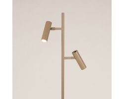 Lumidora Vloerlamp 75720 - FELICIA - 2 Lichts - GU10 - Taupe - Aluminium