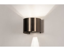 Lumidora Wandlamp 14271 - Voor binnen - MIAMI - G9 - Brons - Bruin - Aluminium