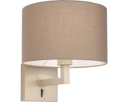 Lumidora Wandlamp 31453 - Voor binnen - SIENA - E27 - Beige - Taupe - Zand - Metaal