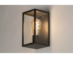 Lumidora Wandlamp 72710 - Voor buiten - PARIS - E27 - Zwart - Metaal - Buitenlamp - IP44