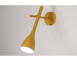 Lumidora Wandlamp 73963 - Voor binnen - ZARA - GU10 - Geel - Metaal