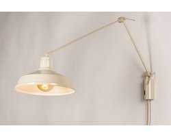 Lumidora Wandlamp 74565 - Voor binnen - GHISLAINE - E27 - Beige - Zand - Metaal