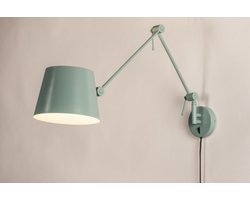 Lumidora Wandlamp 74625 - Voor binnen - CANNES - E27 - Groen - Metaal