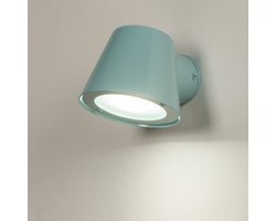 Lumidora Wandlamp 74757 - GU10 - Groen - Blauw - Metaal - Buitenlamp - Badkamerlamp - IP44