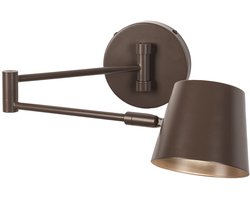 Lumidora Wandlamp 75328 - Voor binnen - SYDNEY - GU10 - Bruin - Metaal