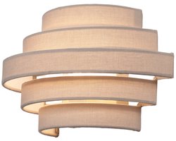 Lumidora Wandlamp 75406 - Voor binnen - POLIGNANO - E14 - Taupe - Metaal
